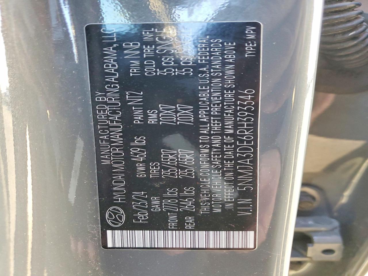 2024 HYUNDAI TUCSON SE photo 25