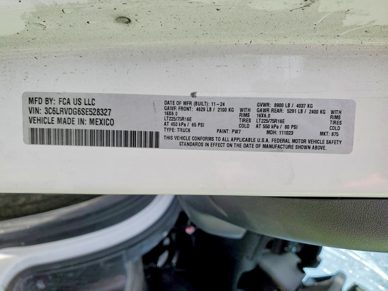 2025 RAM PROMASTER 2500 UTILITY / SERVICE VAN photo 13