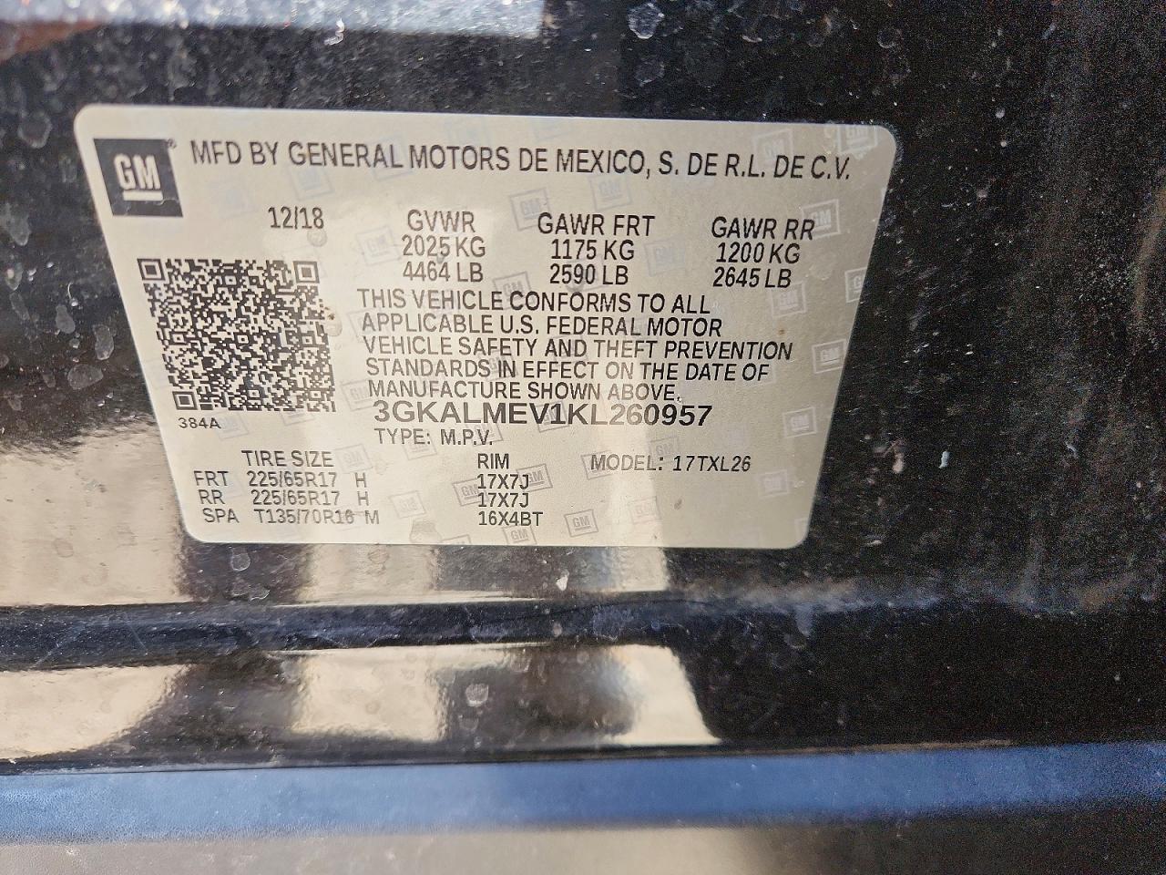 2019 GMC TERRAIN SLE photo 13