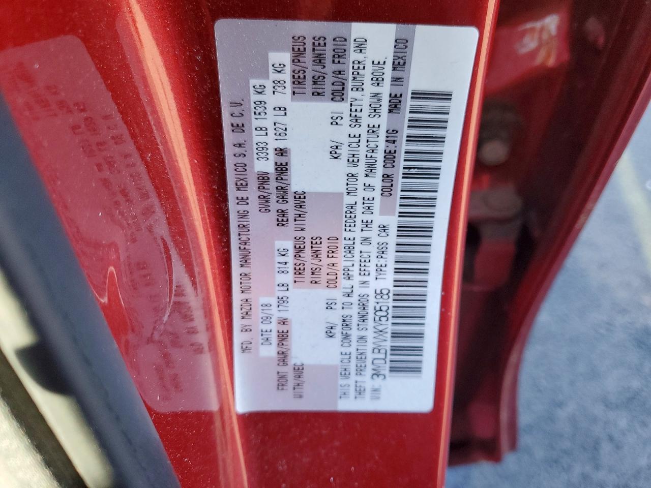 2019 TOYOTA YARIS L photo 34