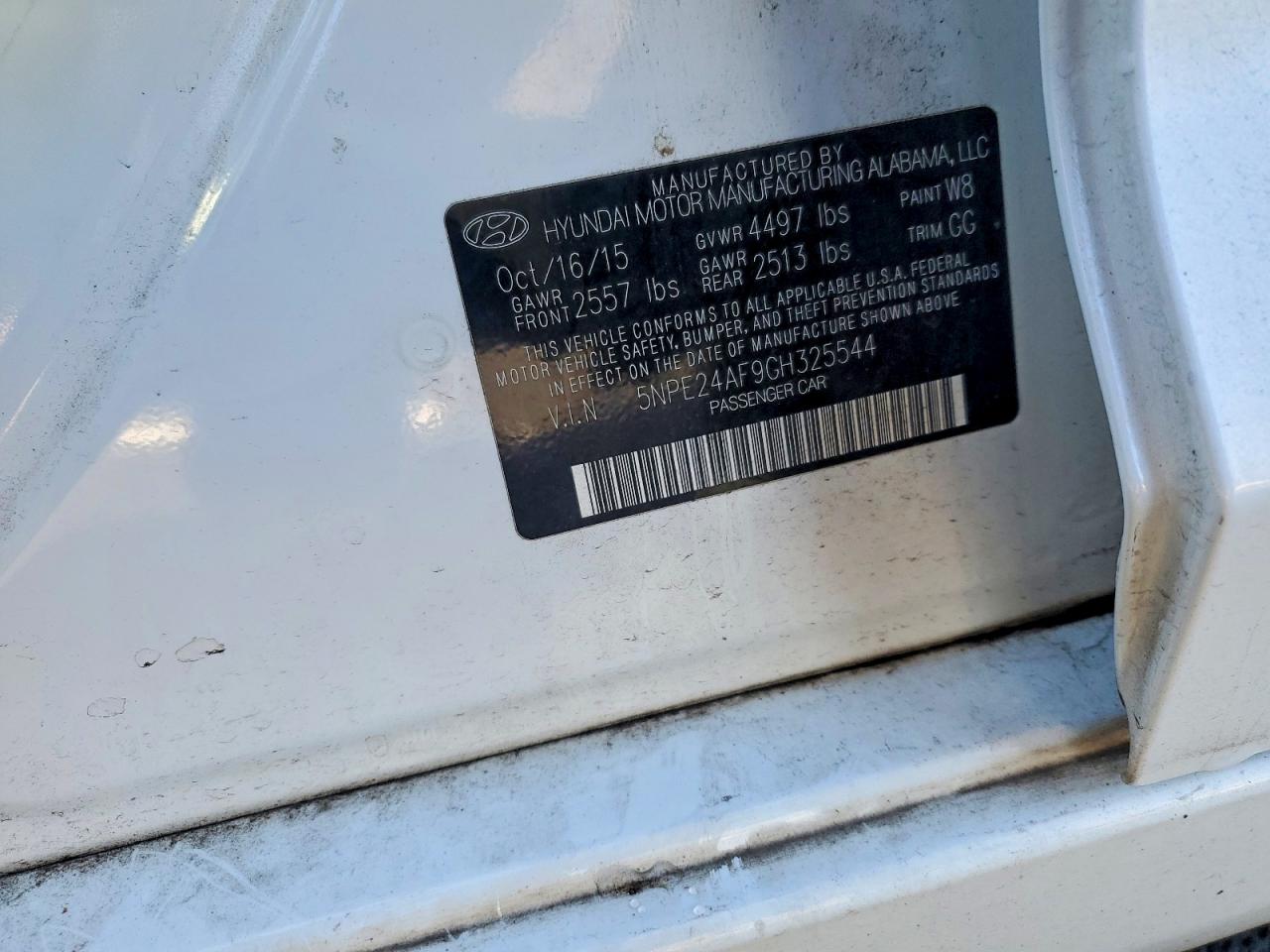 2016 HYUNDAI SONATA SE photo 12