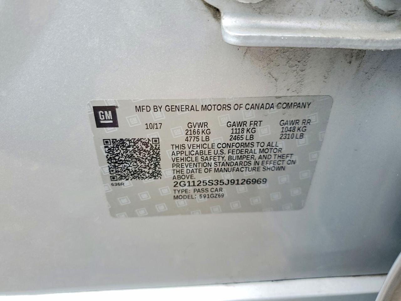2018 CHEVROLET IMPALA PREMIER photo 23