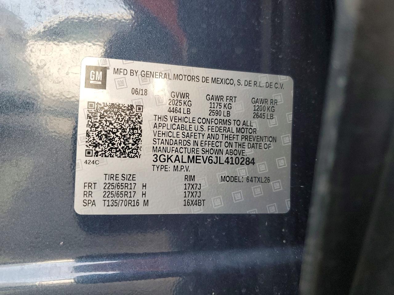 2018 GMC TERRAIN SLE photo 25
