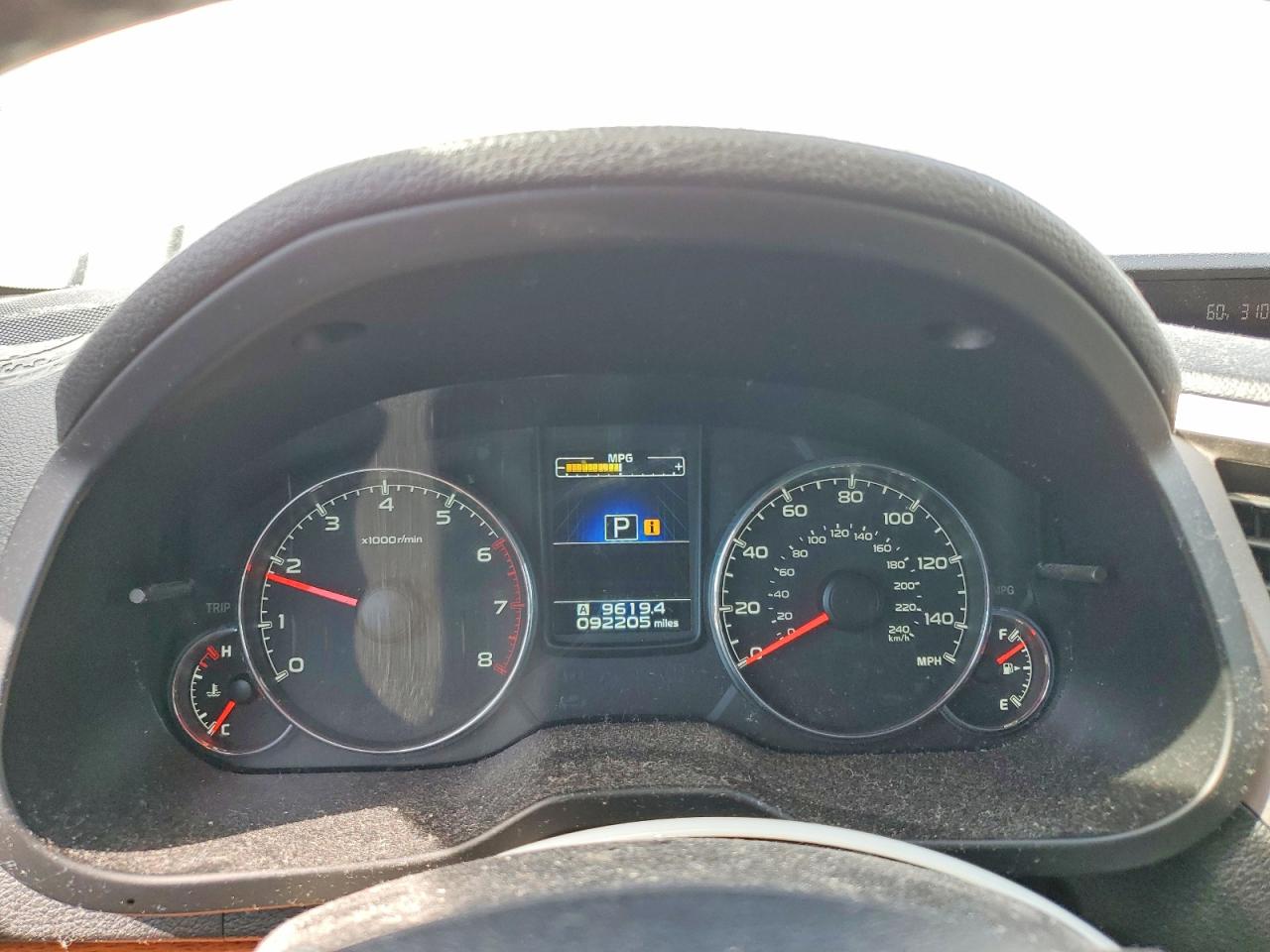 2014 SUBARU OUTBACK 2.5I LIMITED photo 9