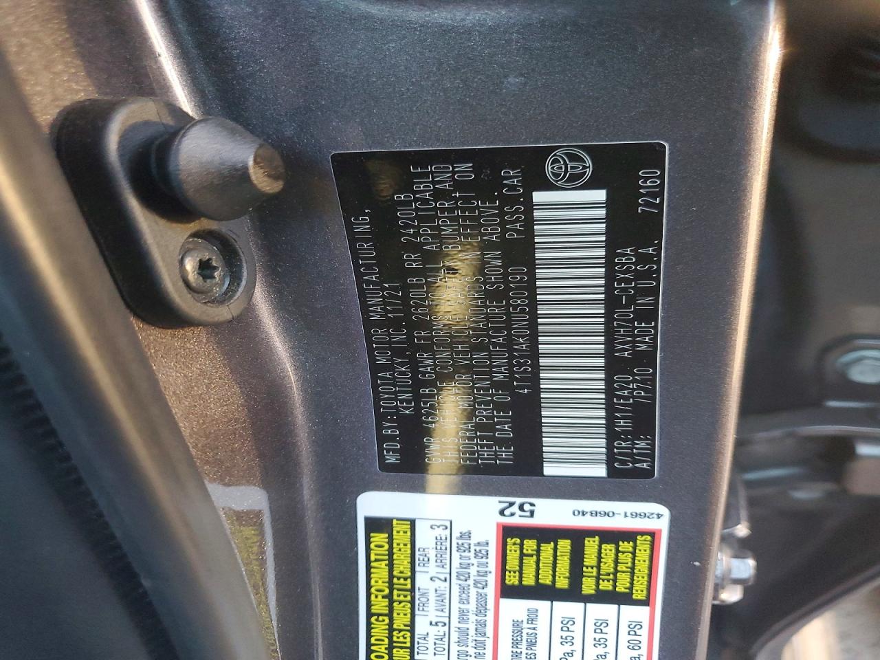 2022 TOYOTA CAMRY NIGHT SHADE photo 34