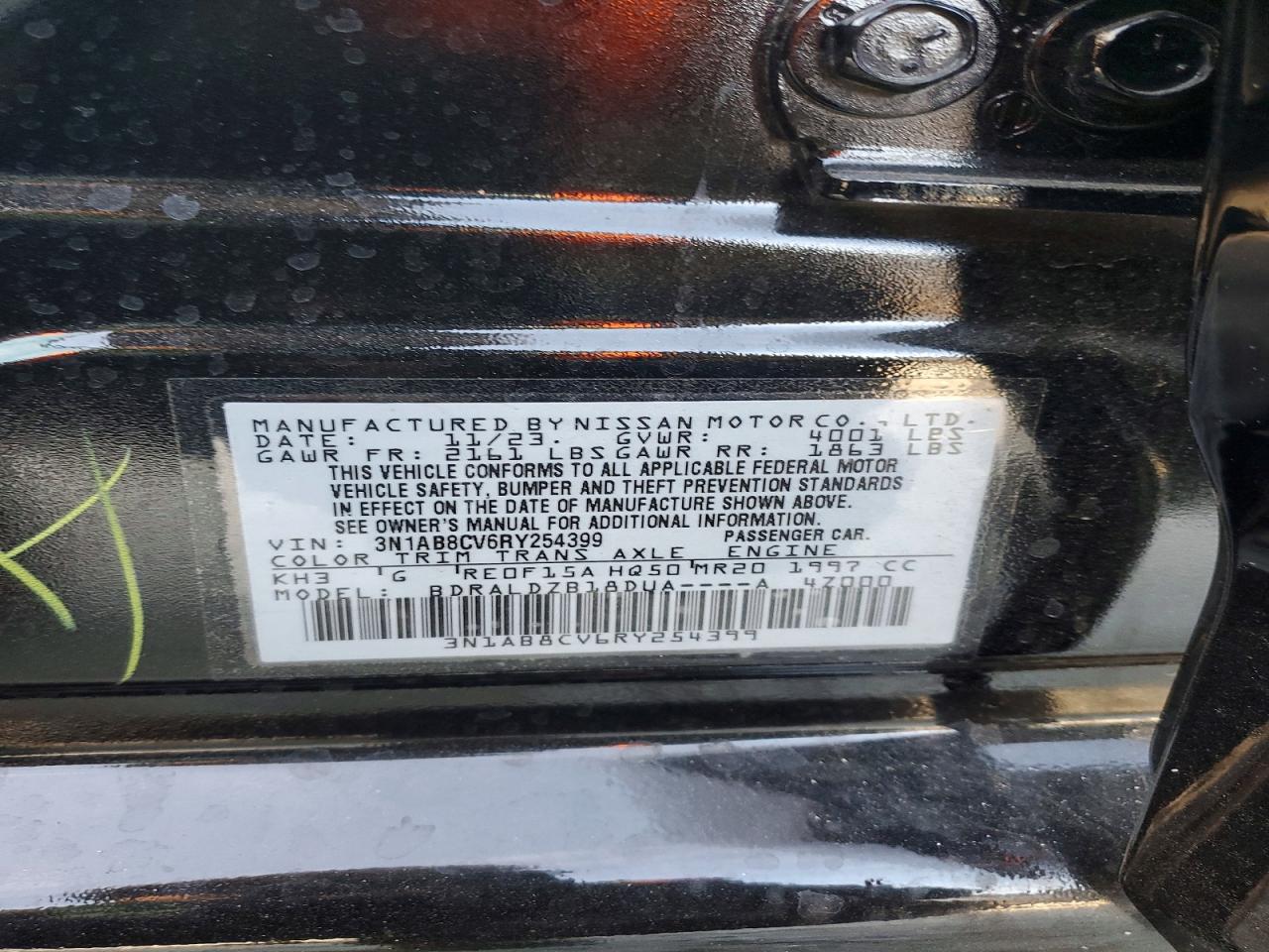 2024 NISSAN SENTRA SV photo 12