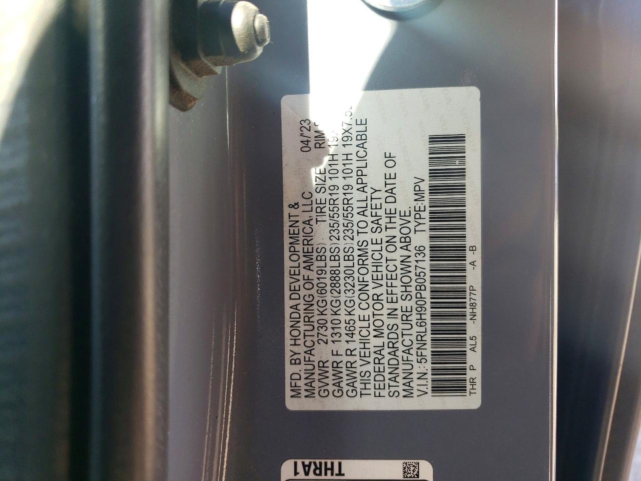2023 HONDA ODYSSEY ELITE photo 37
