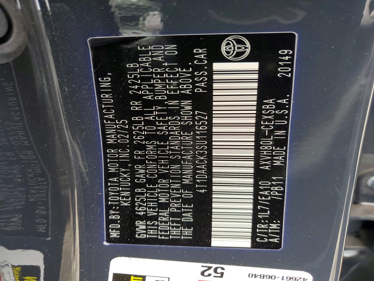 2025 TOYOTA CAMRY SE photo 12