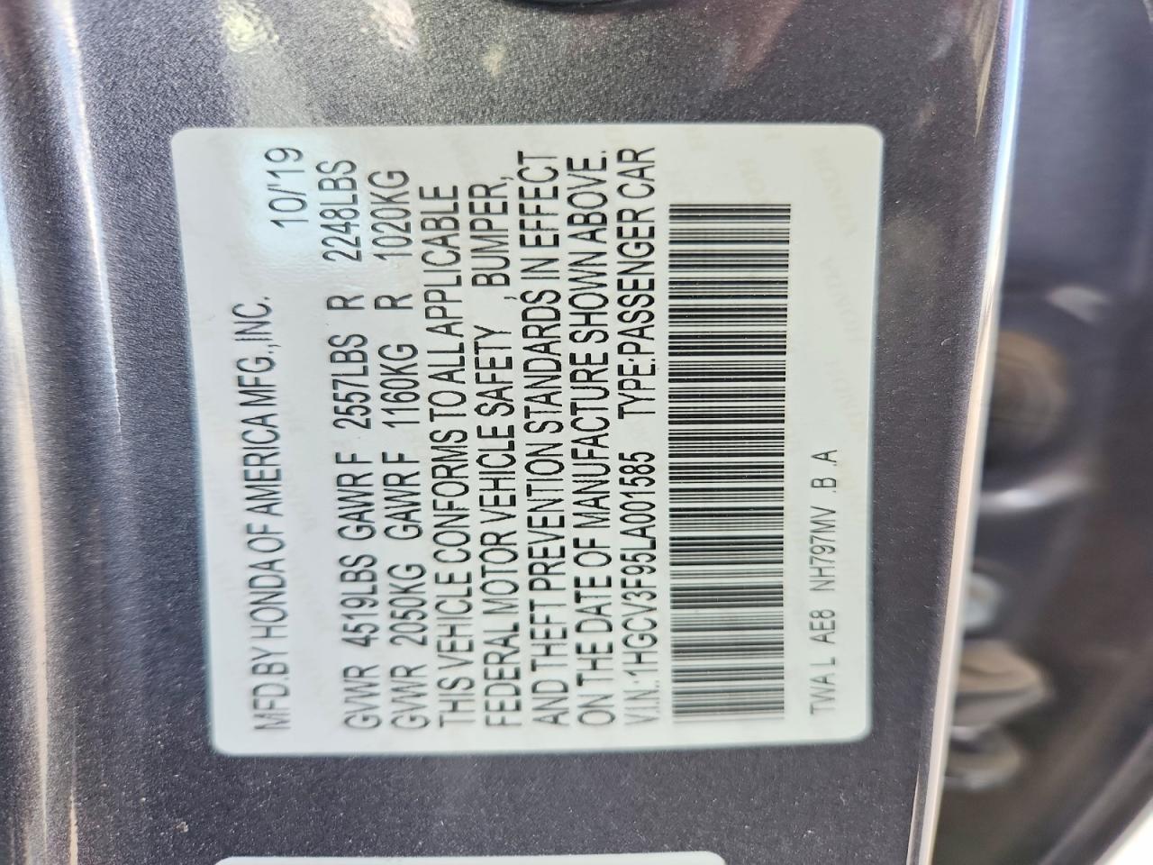 2020 HONDA ACCORD TOURING HYBRID photo 25
