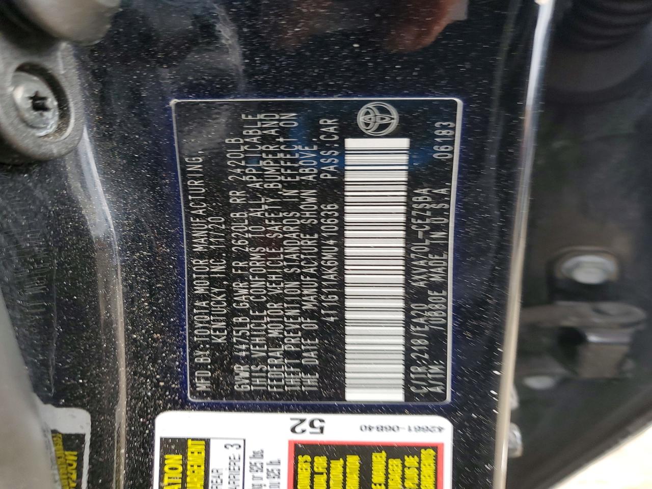2021 TOYOTA CAMRY SE photo 23