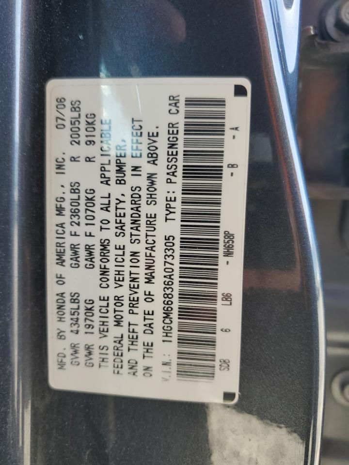 2006 HONDA ACCORD EX photo 34