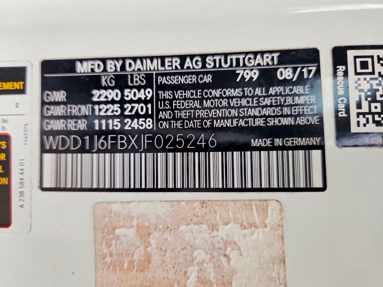 2018 MERCEDES-BENZ E 400 photo 12