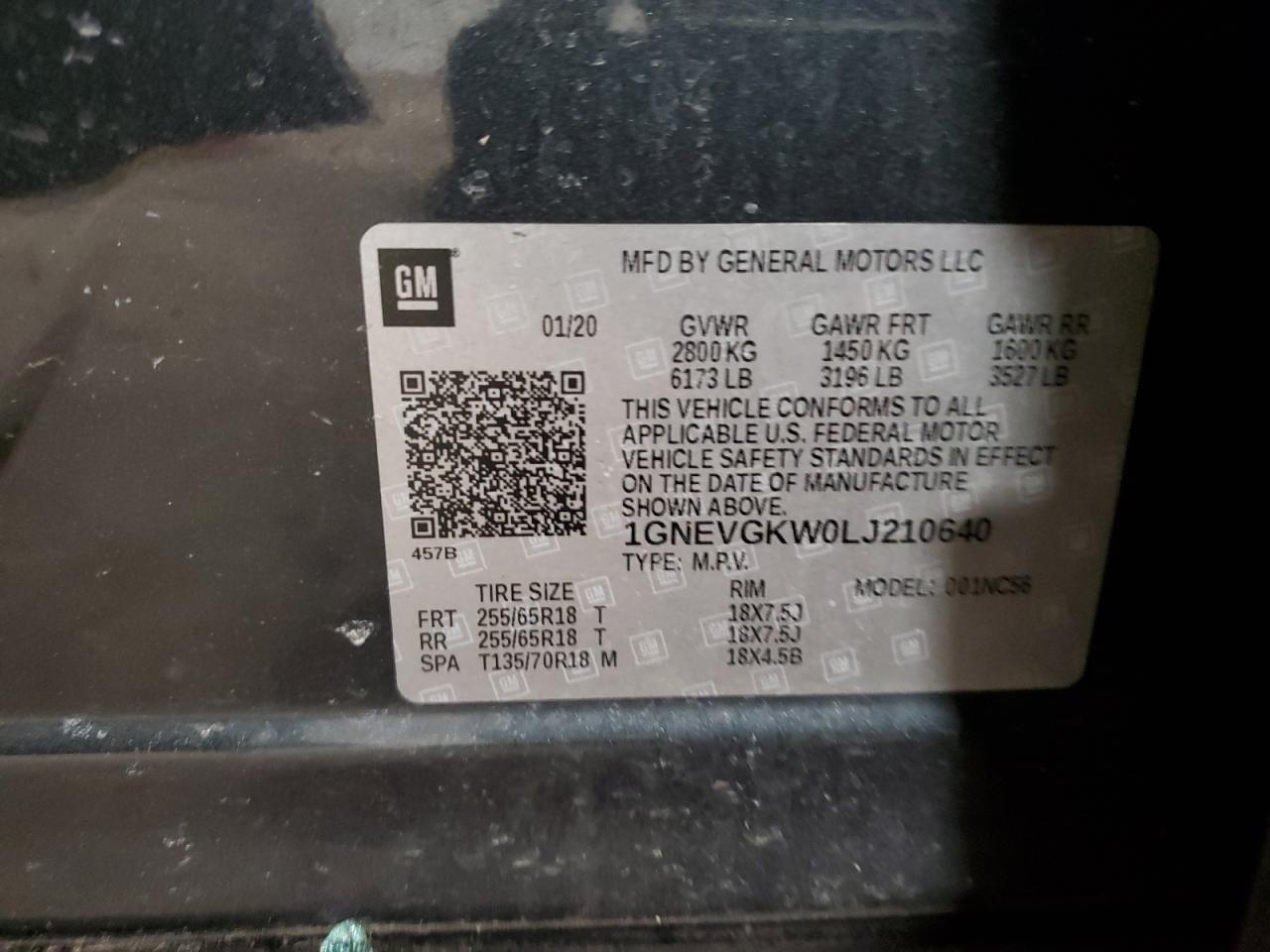 2020 CHEVROLET TRAVERSE LT photo 37
