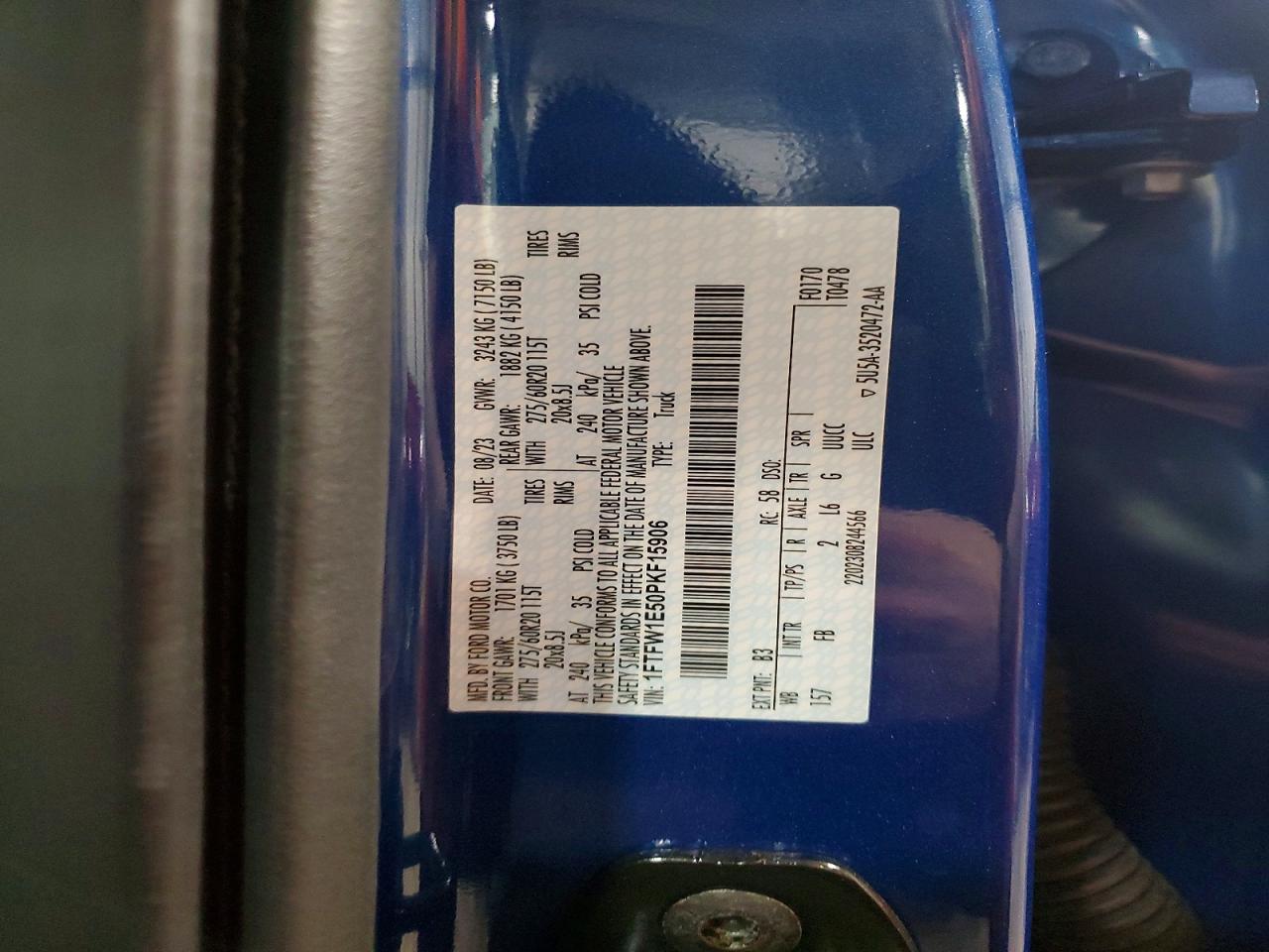 2023 FORD F150 SUPERCREW photo 12