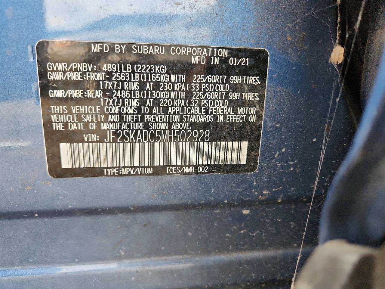 2021 SUBARU FORESTER photo 25