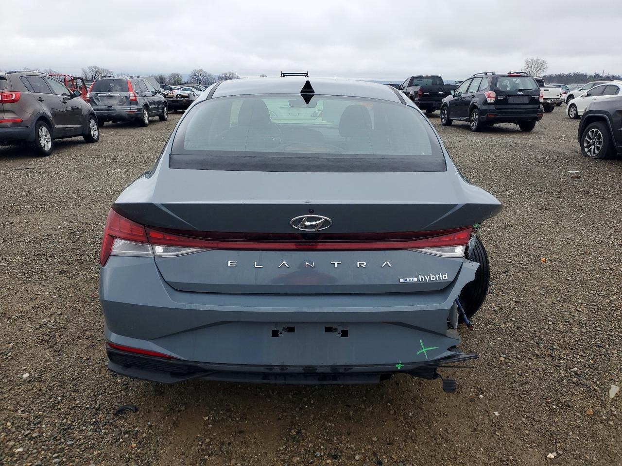 2021 HYUNDAI ELANTRA BLUE photo 6