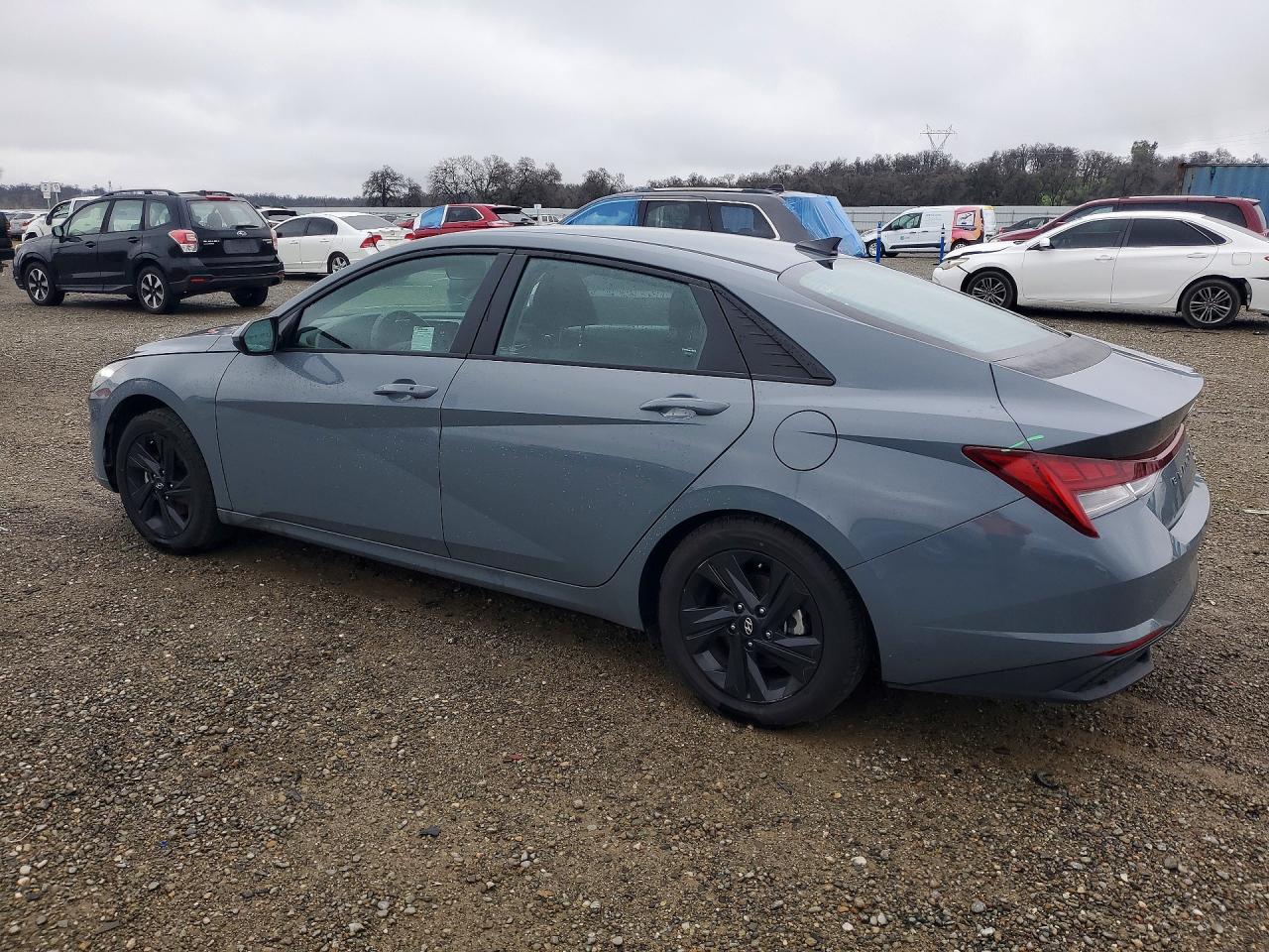 2021 HYUNDAI ELANTRA BLUE photo 2