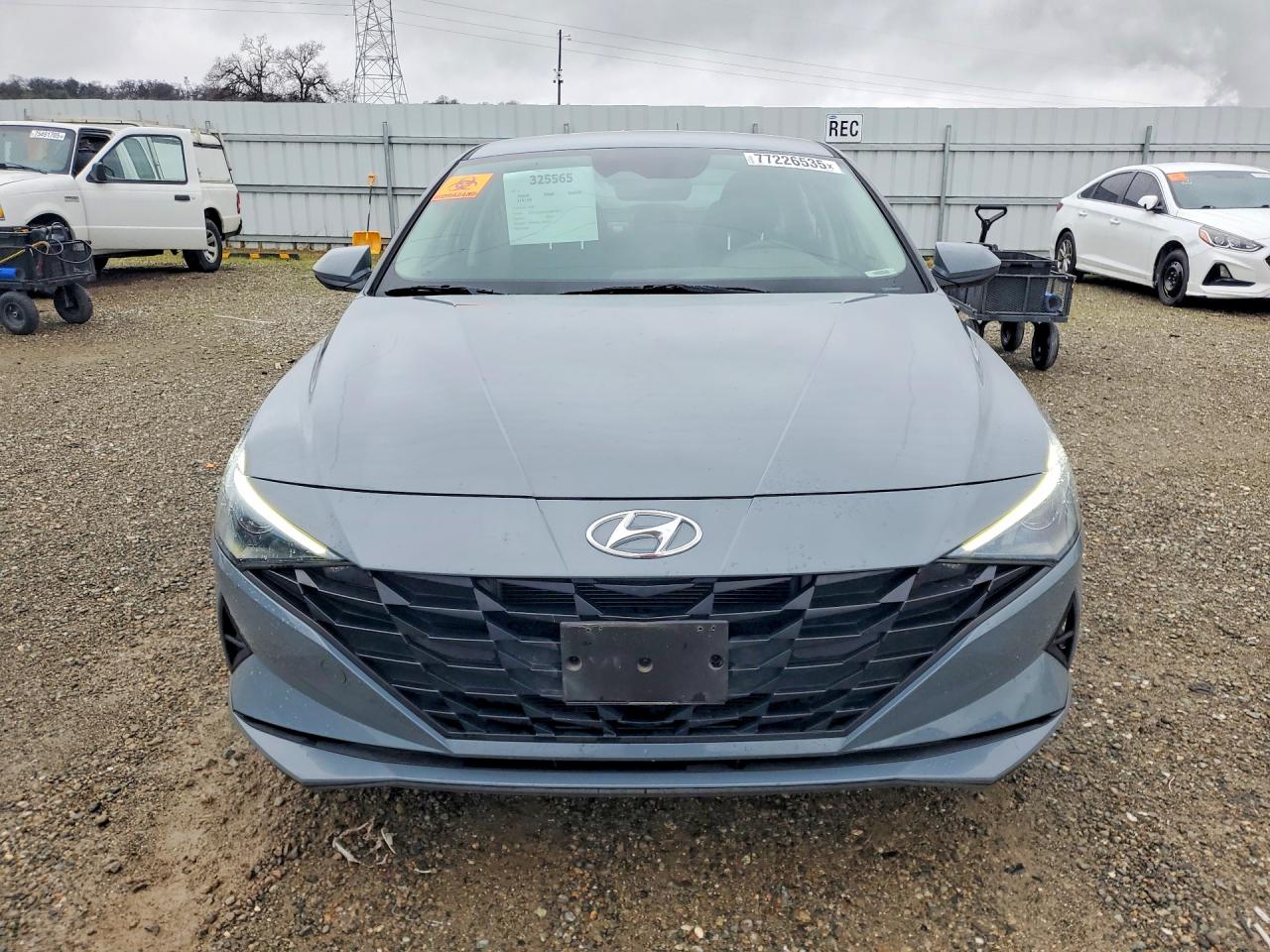 2021 HYUNDAI ELANTRA BLUE photo 5