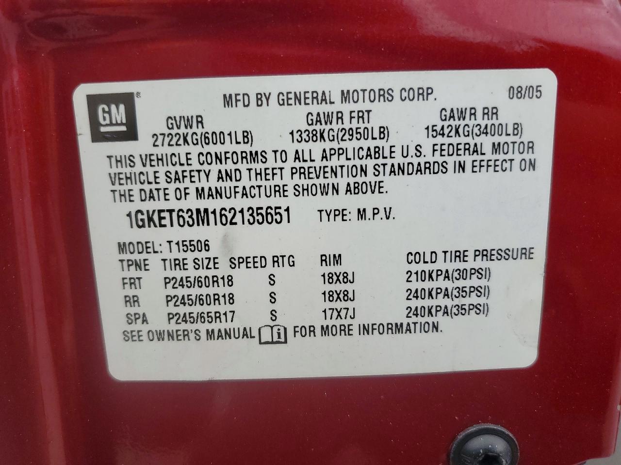 2006 GMC ENVOY DENALI photo 40