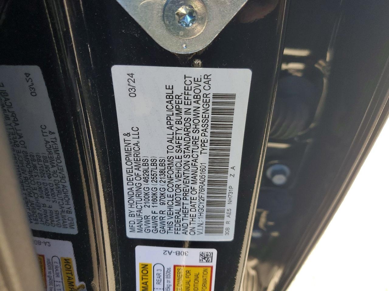 2024 HONDA ACCORD HYBRID SPORT-L photo 13