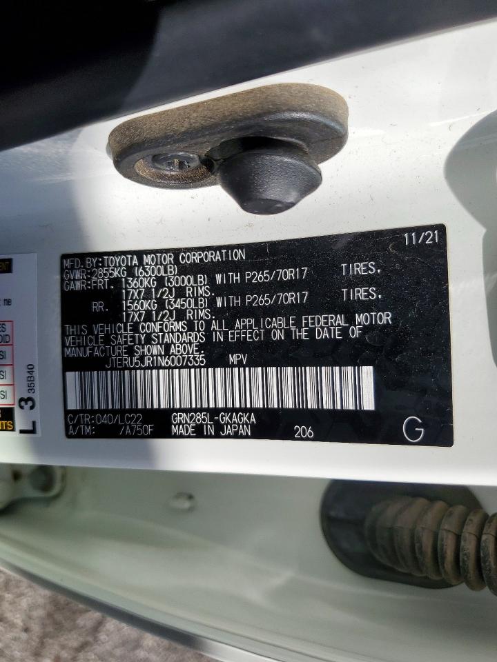 2022 TOYOTA 4RUNNER SR5 PREMIUM photo 37