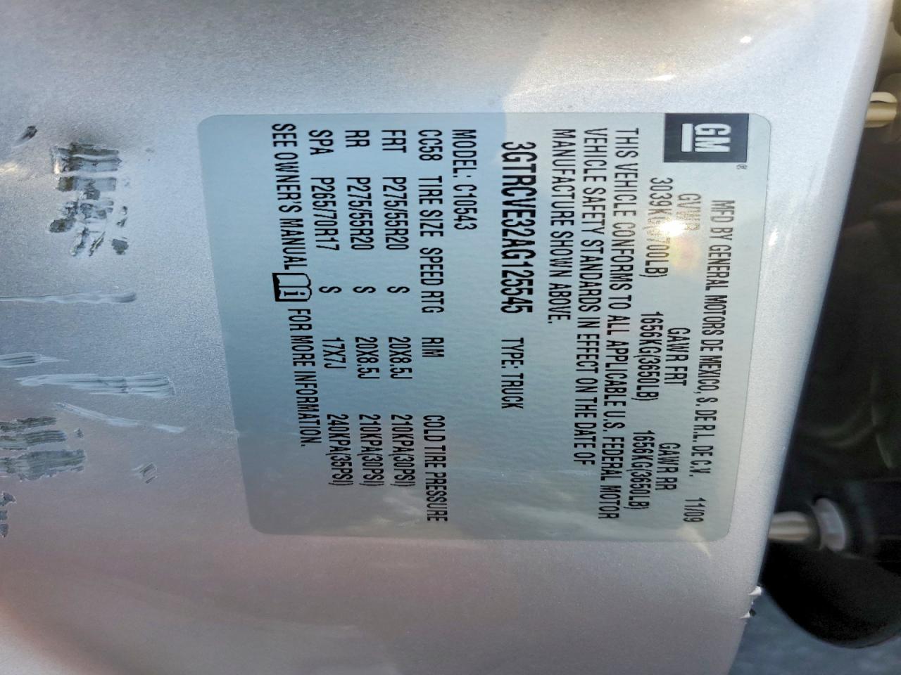 2010 GMC SIERRA C1500 SLE photo 12