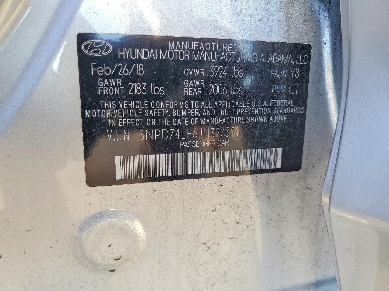 2018 HYUNDAI ELANTRA SE photo 12