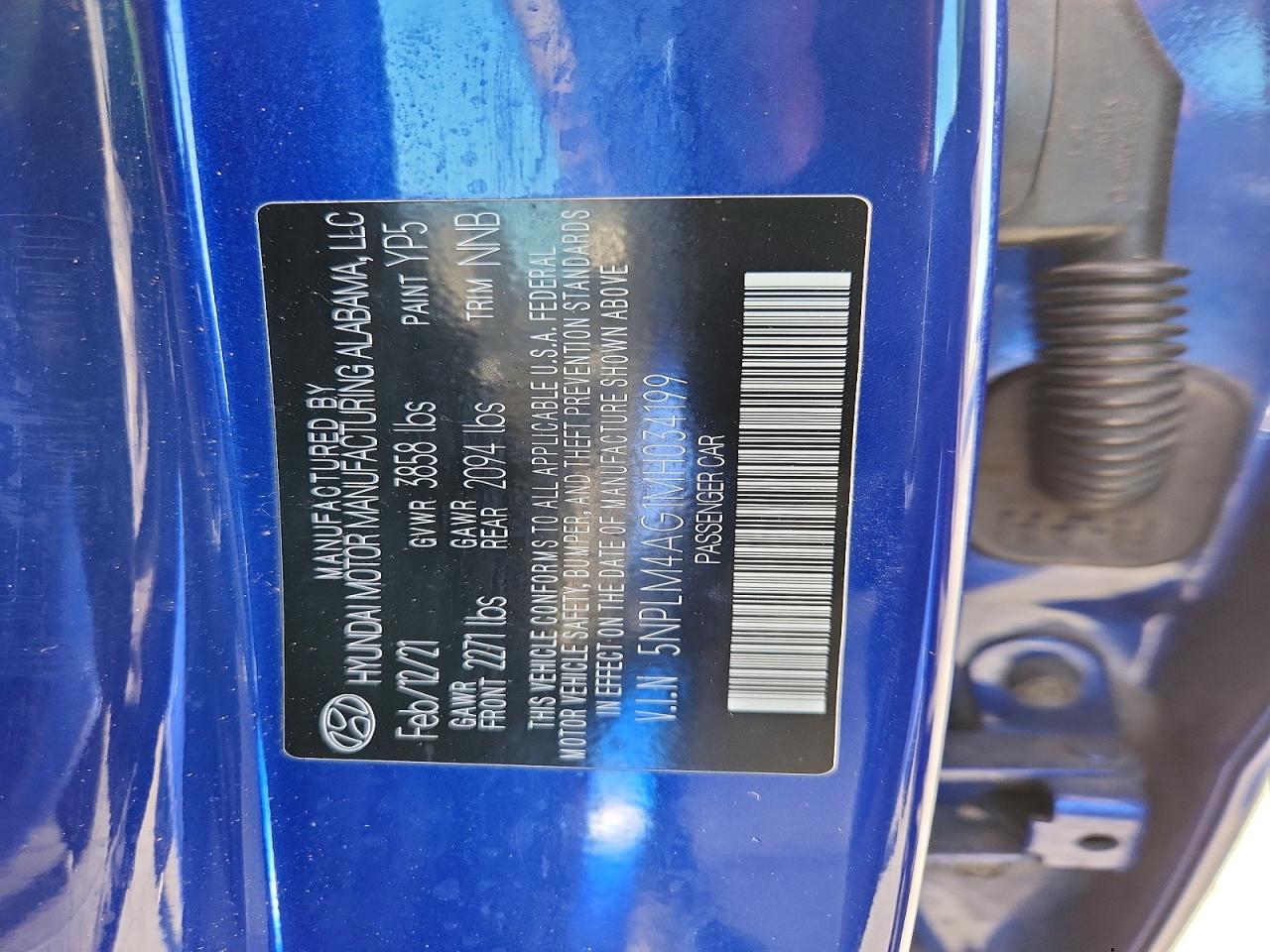2021 HYUNDAI ELANTRA SEL photo 37