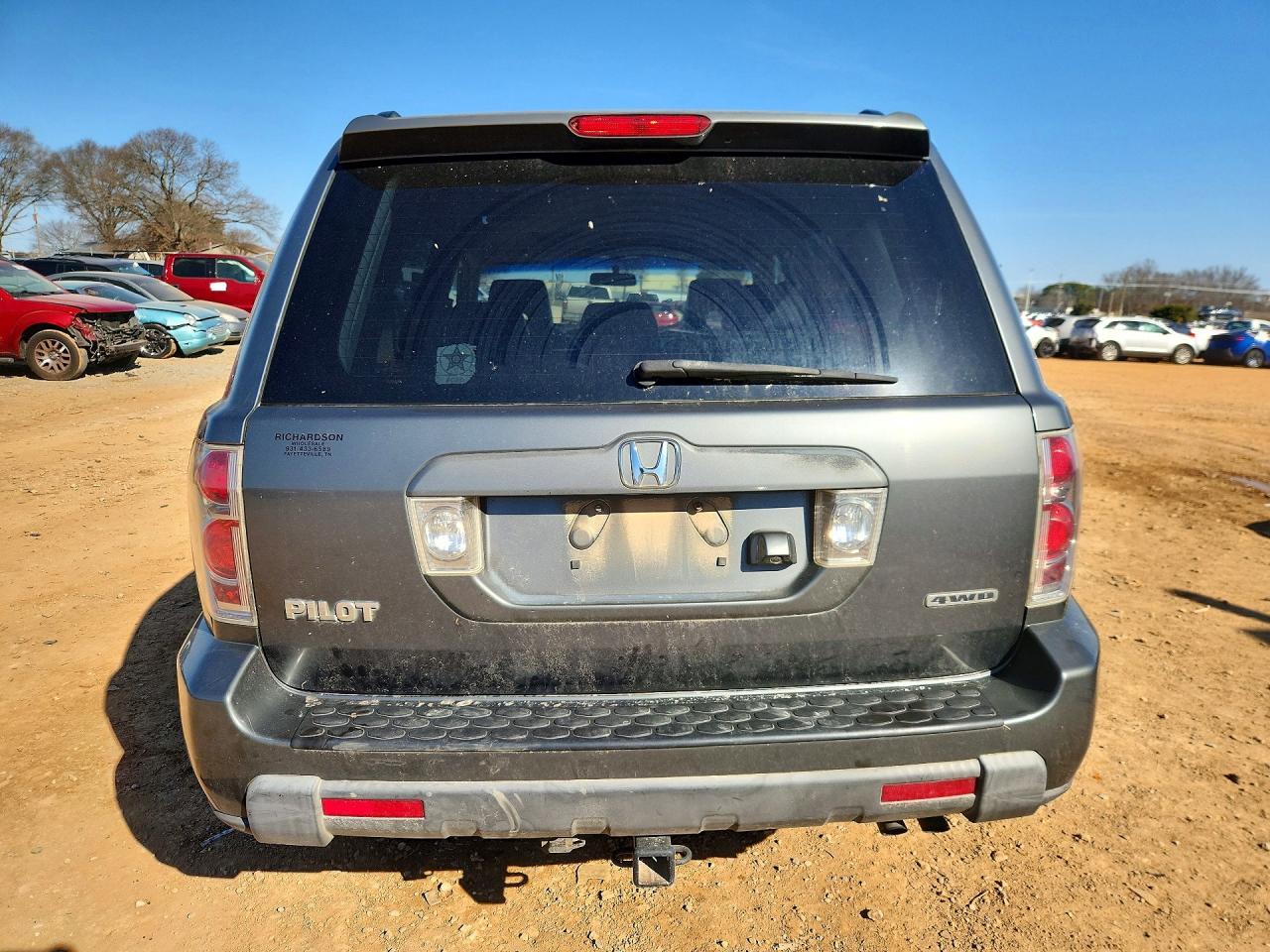 2008 HONDA PILOT EXL photo 6