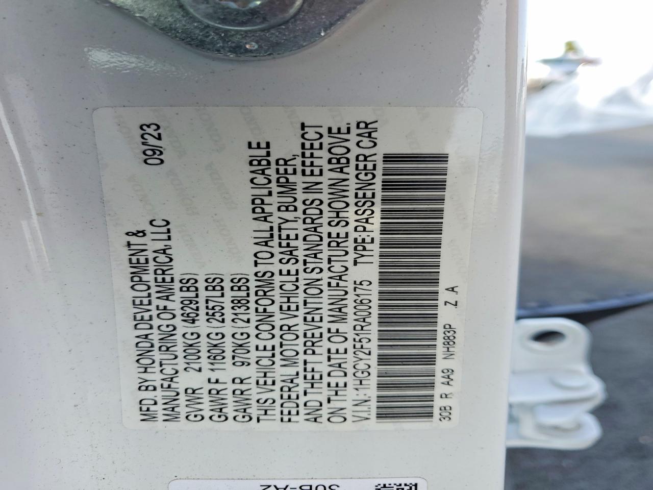 2024 HONDA ACCORD HYBRID SPORT photo 12