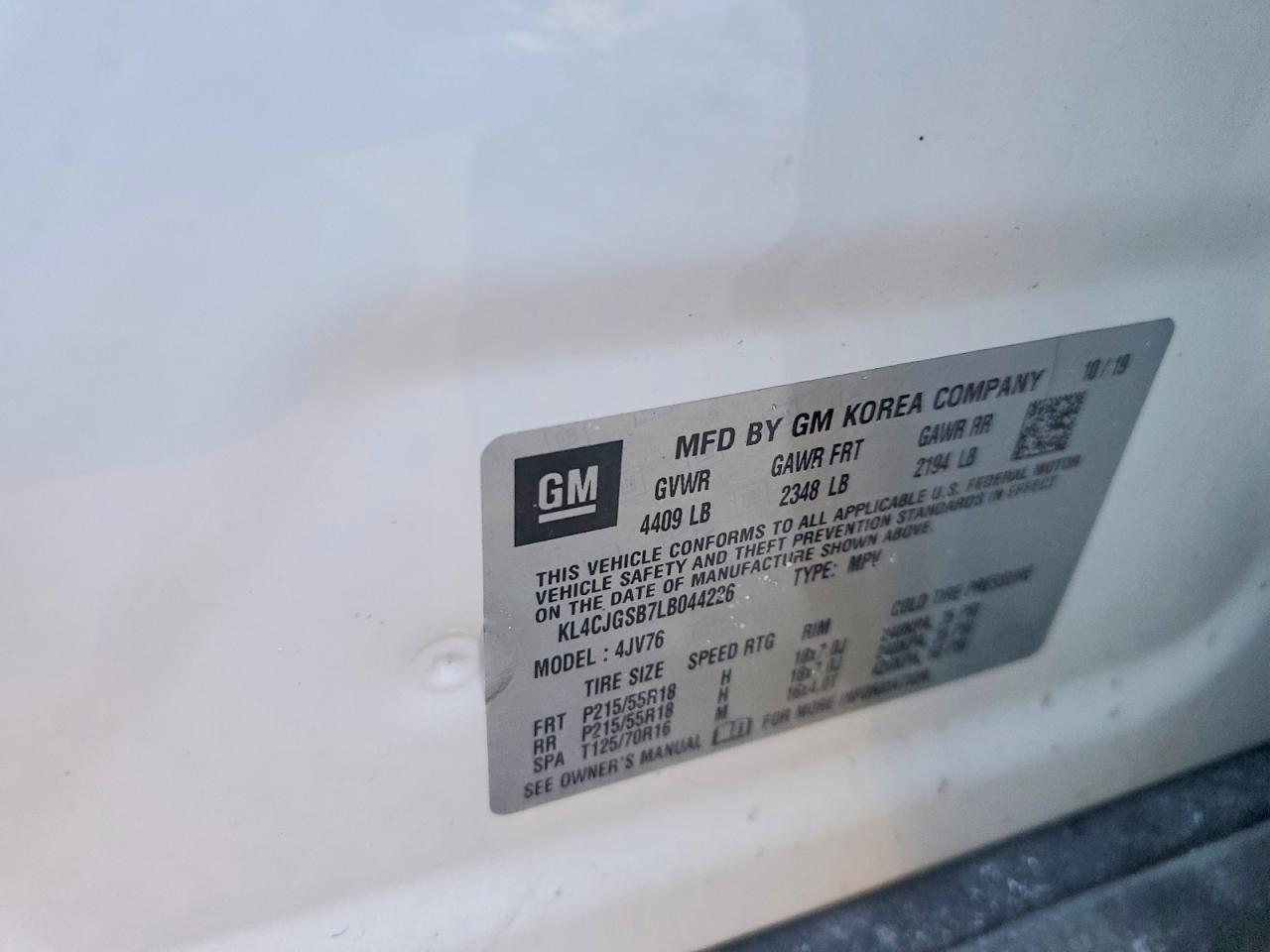 2020 BUICK ENCORE ESSENCE photo 14