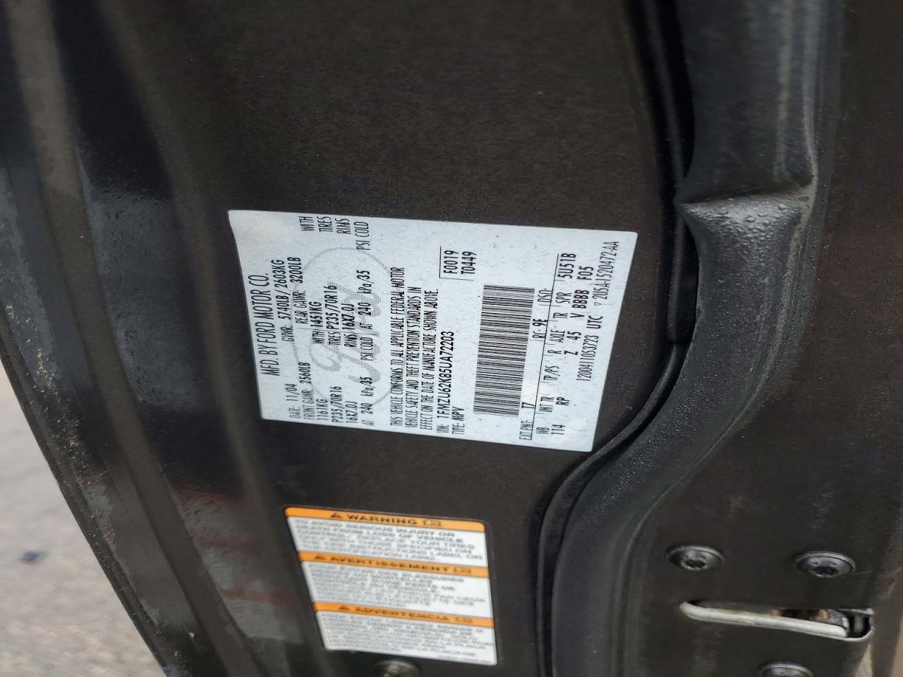 2005 FORD EXPLORER XLS photo 37