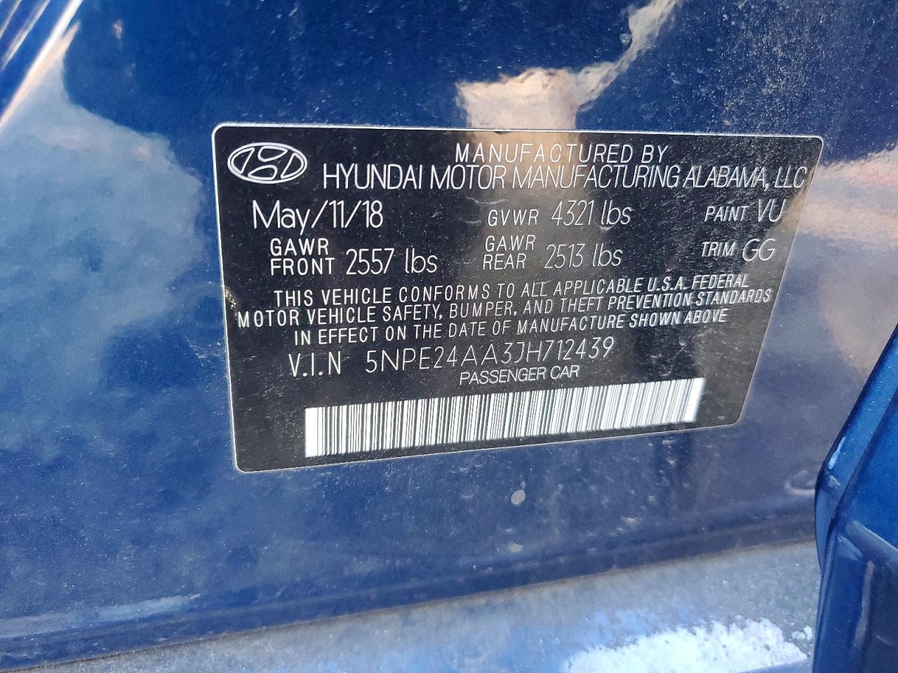 2018 HYUNDAI SONATA ECO photo 12