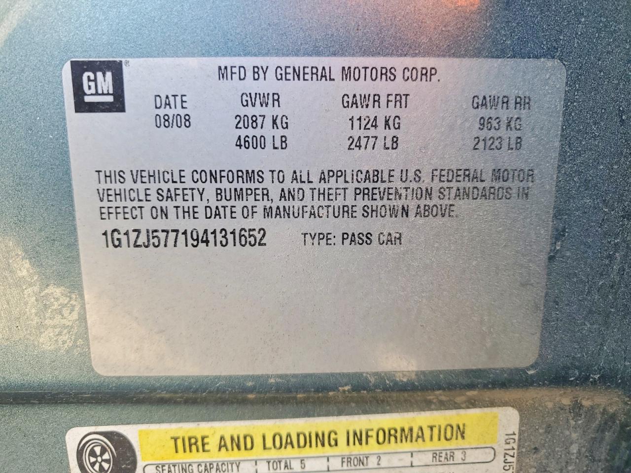 2009 CHEVROLET MALIBU 2LT photo 34