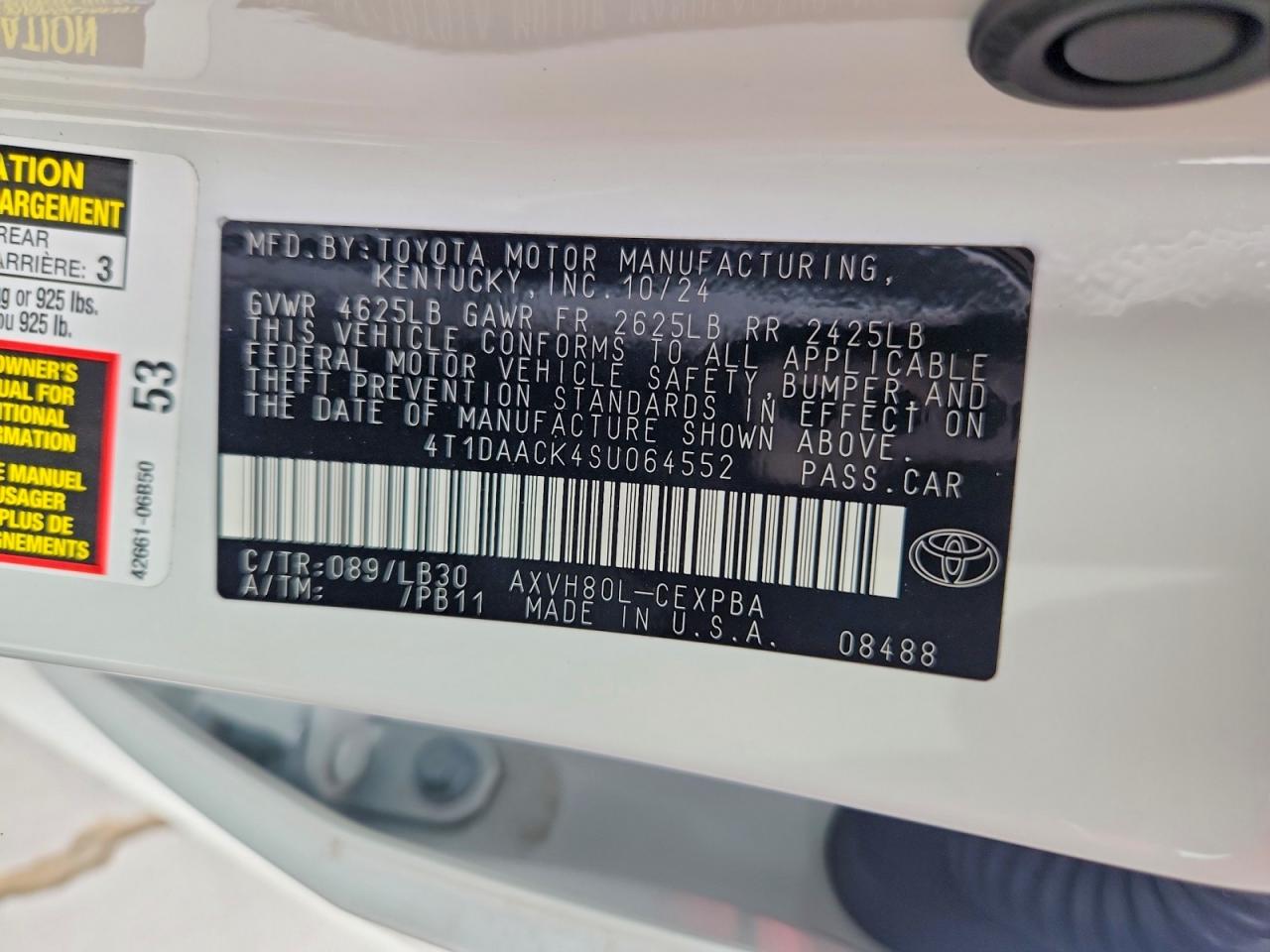 2025 TOYOTA CAMRY XSE photo 25