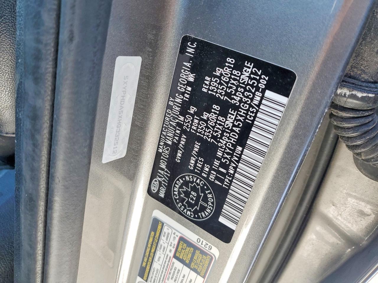 2017 KIA SORENTO EX photo 37