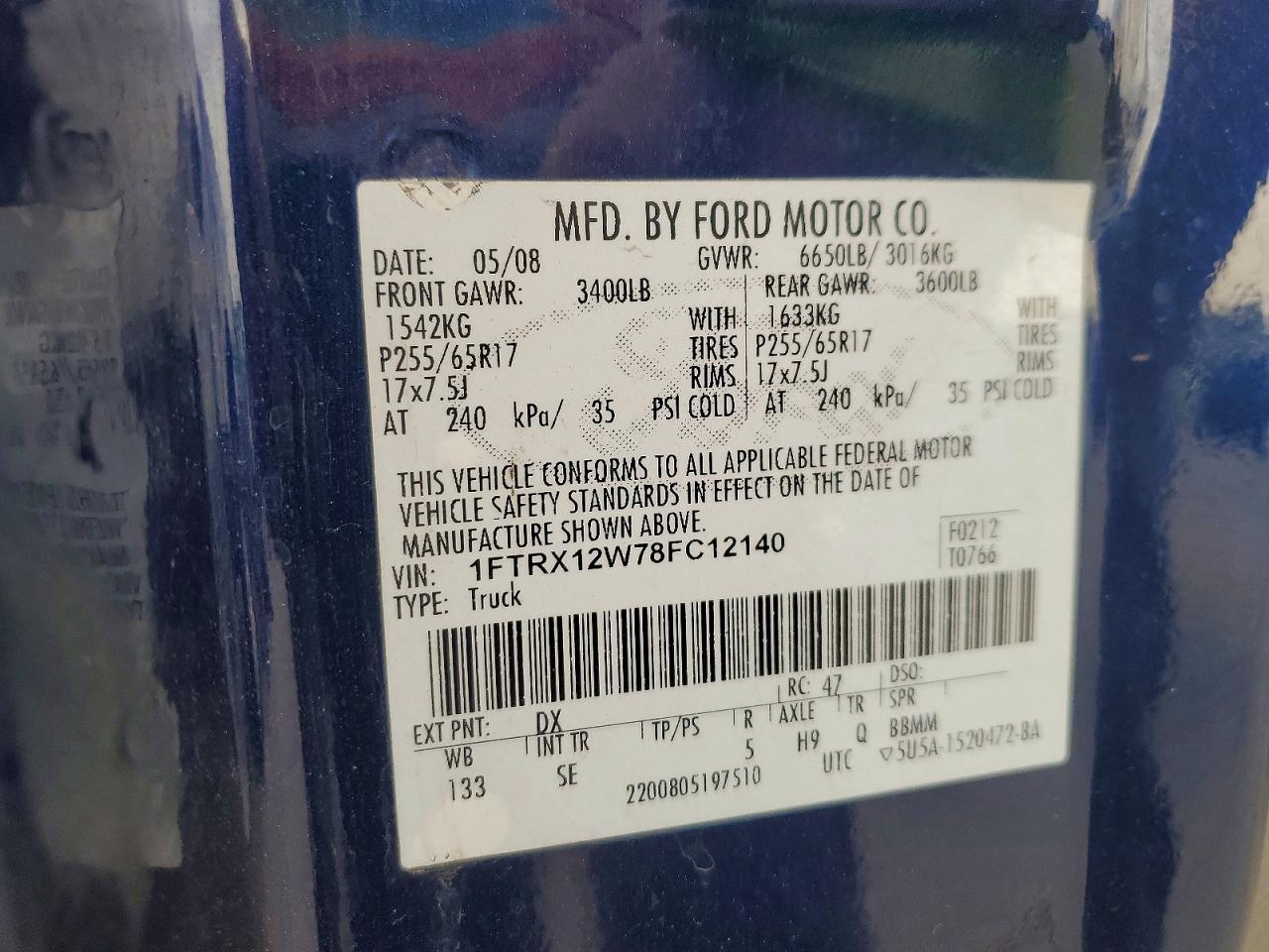 2008 FORD F150 photo 25
