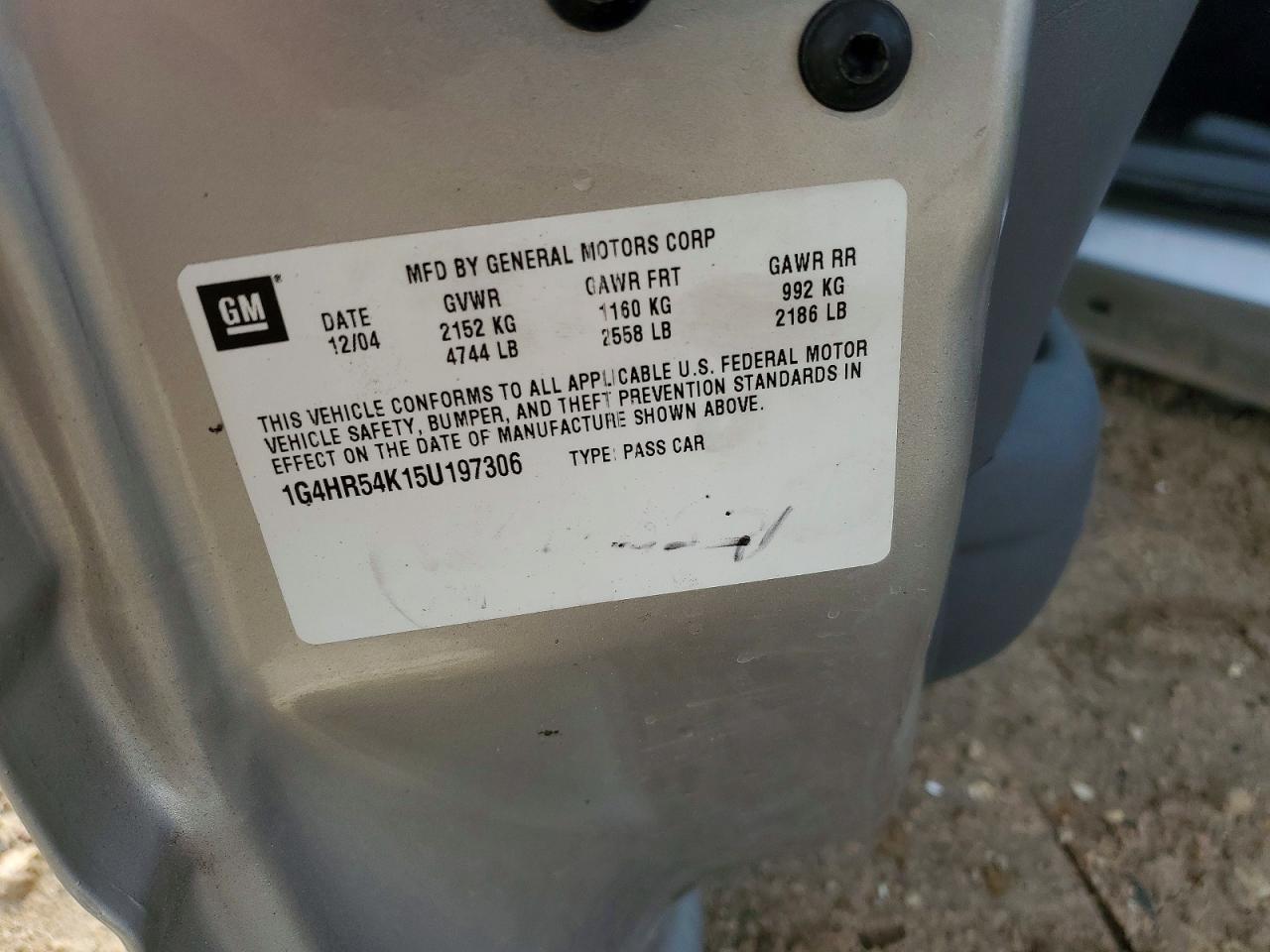 2005 BUICK LESABRE photo 34