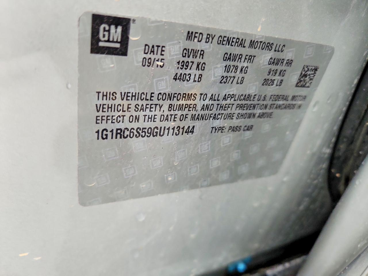 2016 CHEVROLET VOLT LT photo 23