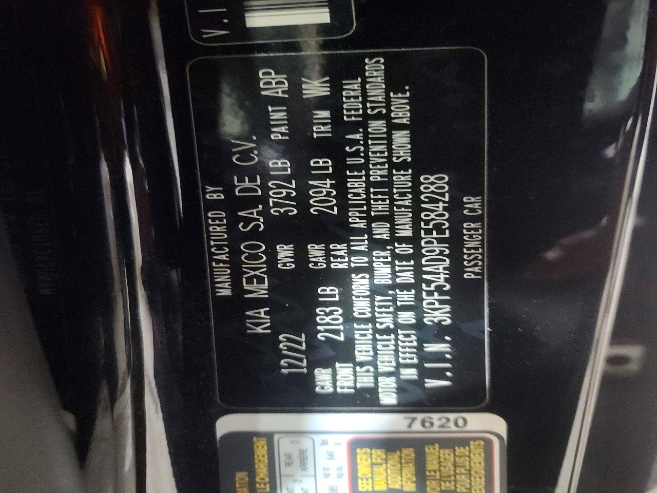 2023 KIA FORTE GT-LINE photo 13