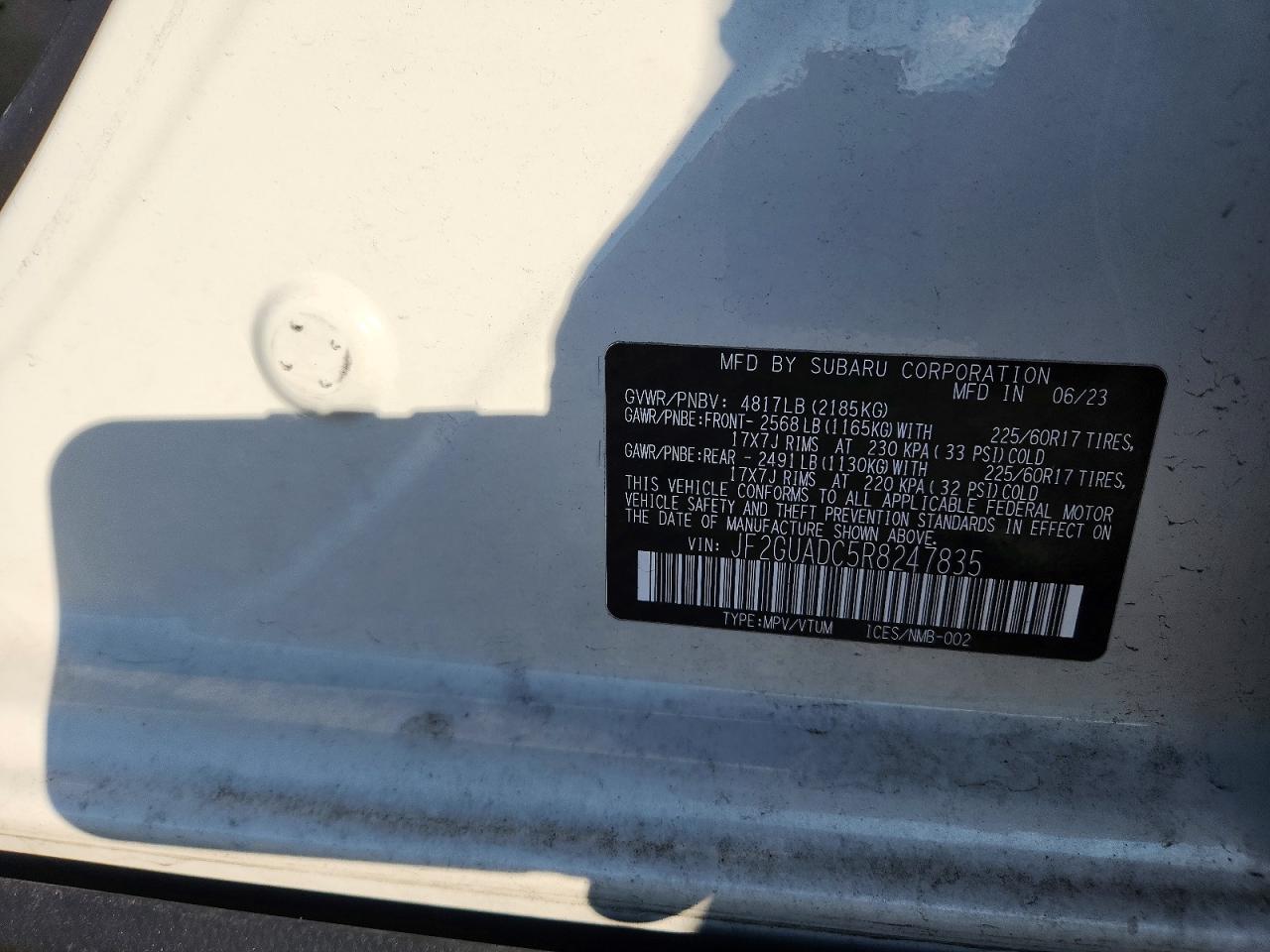 2024 SUBARU CROSSTREK PREMIUM photo 25