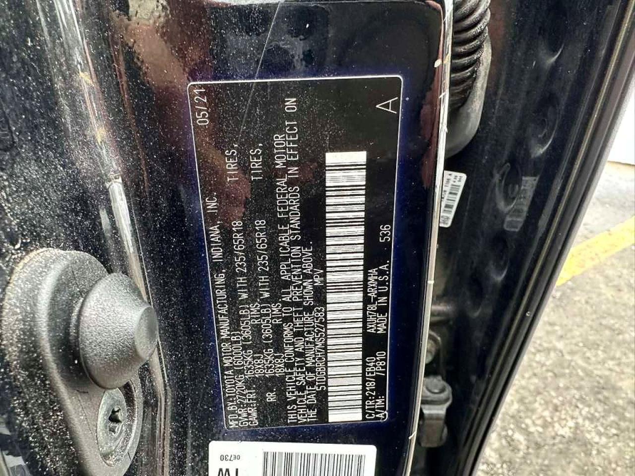 2021 TOYOTA HIGHLANDER HYBRID XLE photo 10