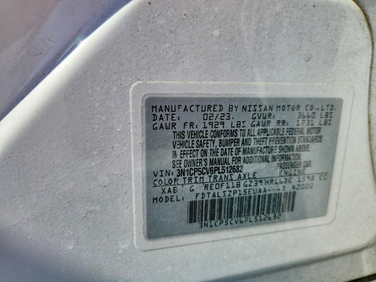 2023 NISSAN KICKS SV photo 13