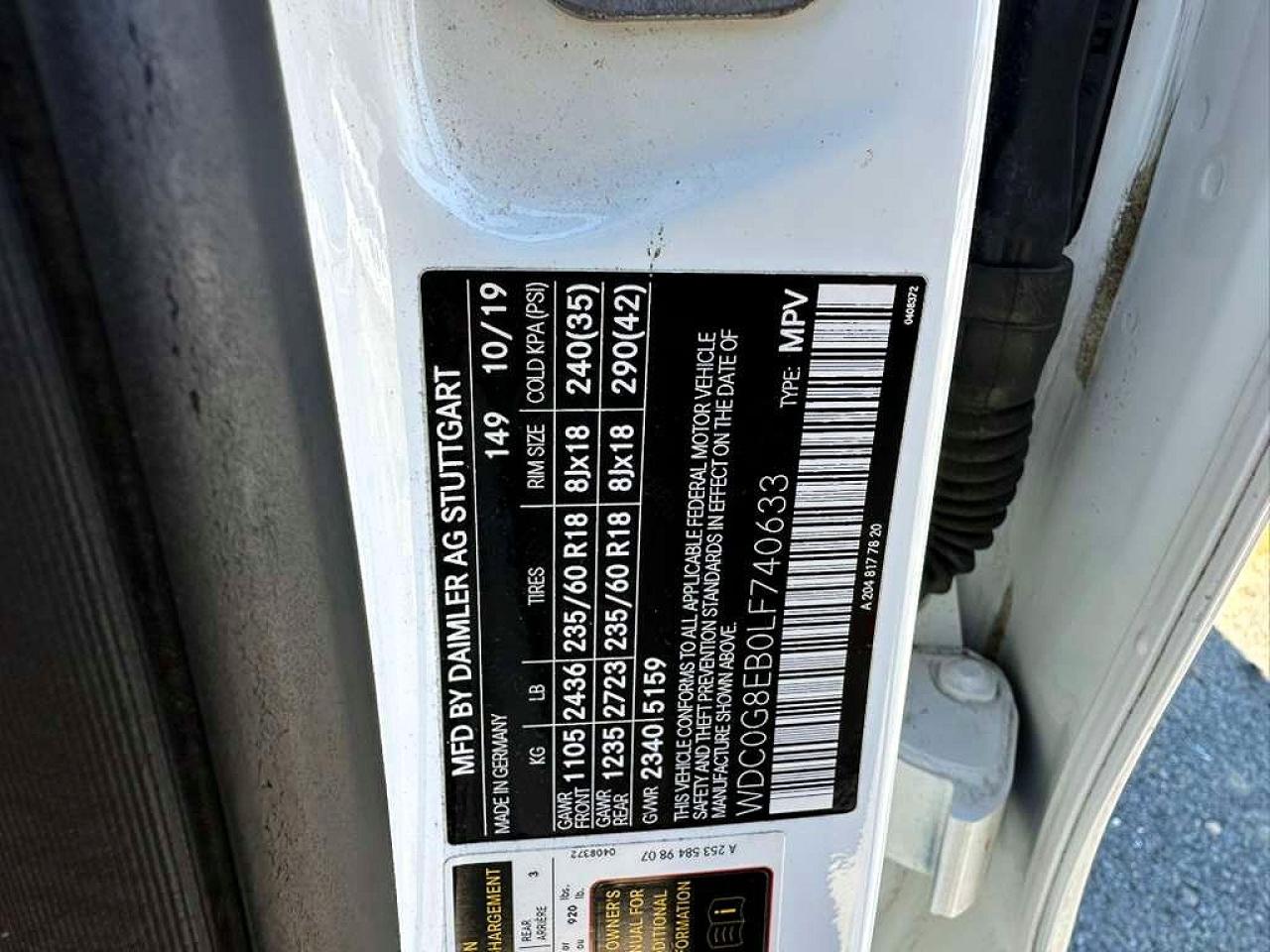 2020 MERCEDES-BENZ GLC 300 4MATIC photo 19