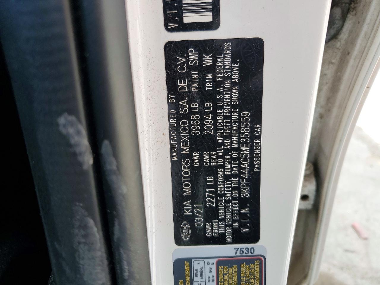 2021 KIA FORTE GT photo 12