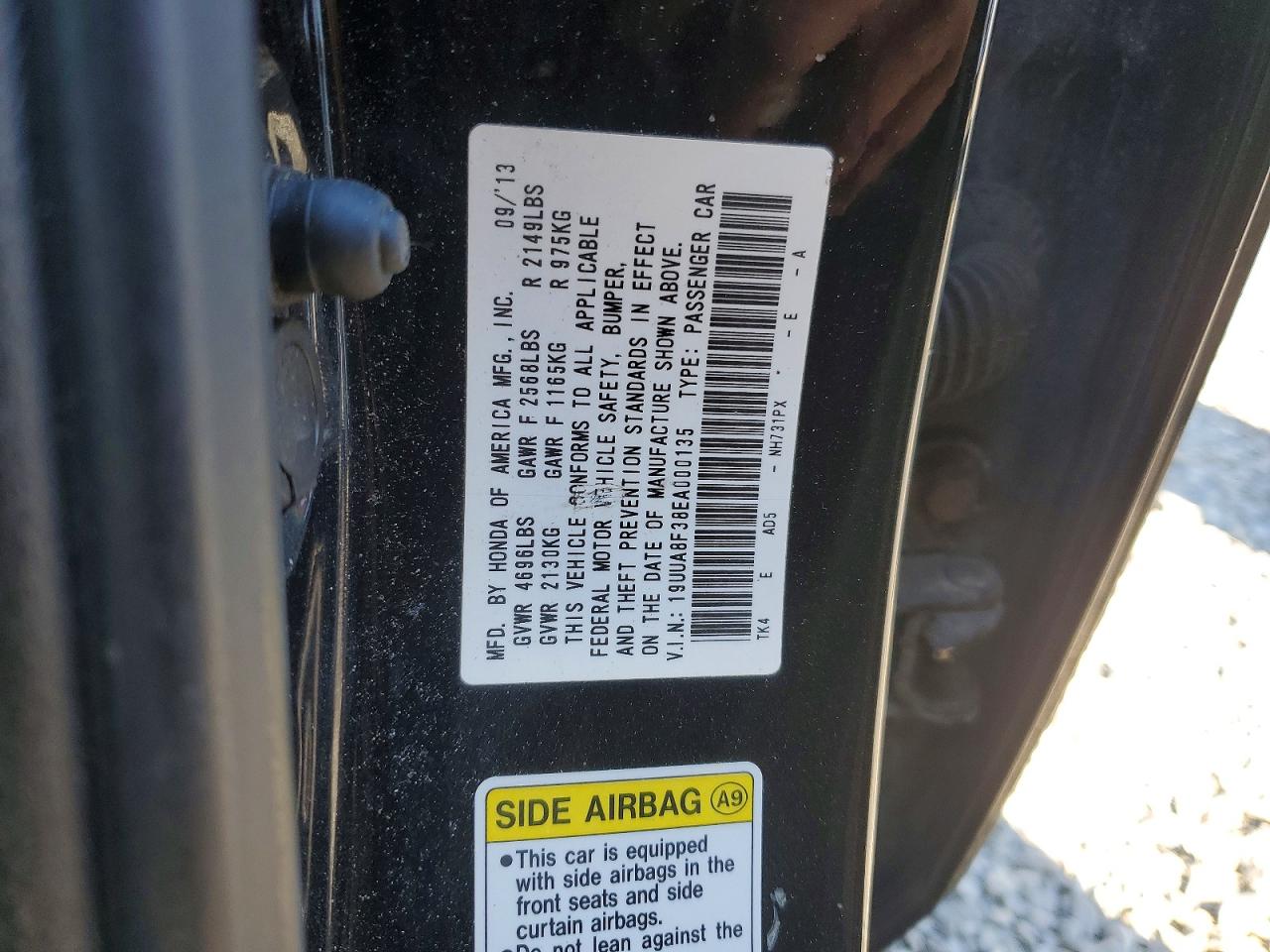 2014 ACURA TL SE photo 12