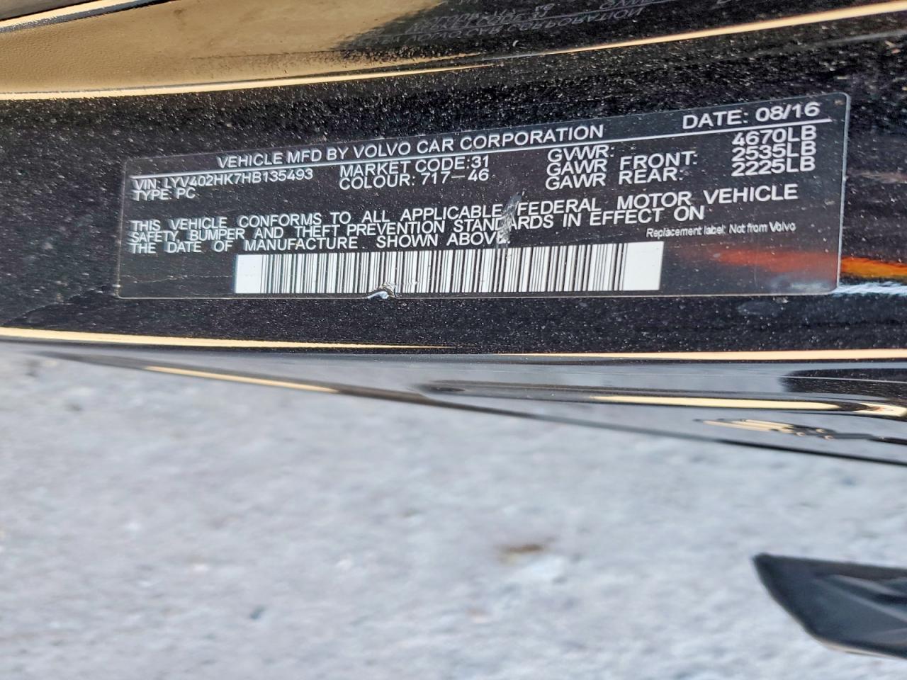 2017 VOLVO S60 PREMIER photo 12