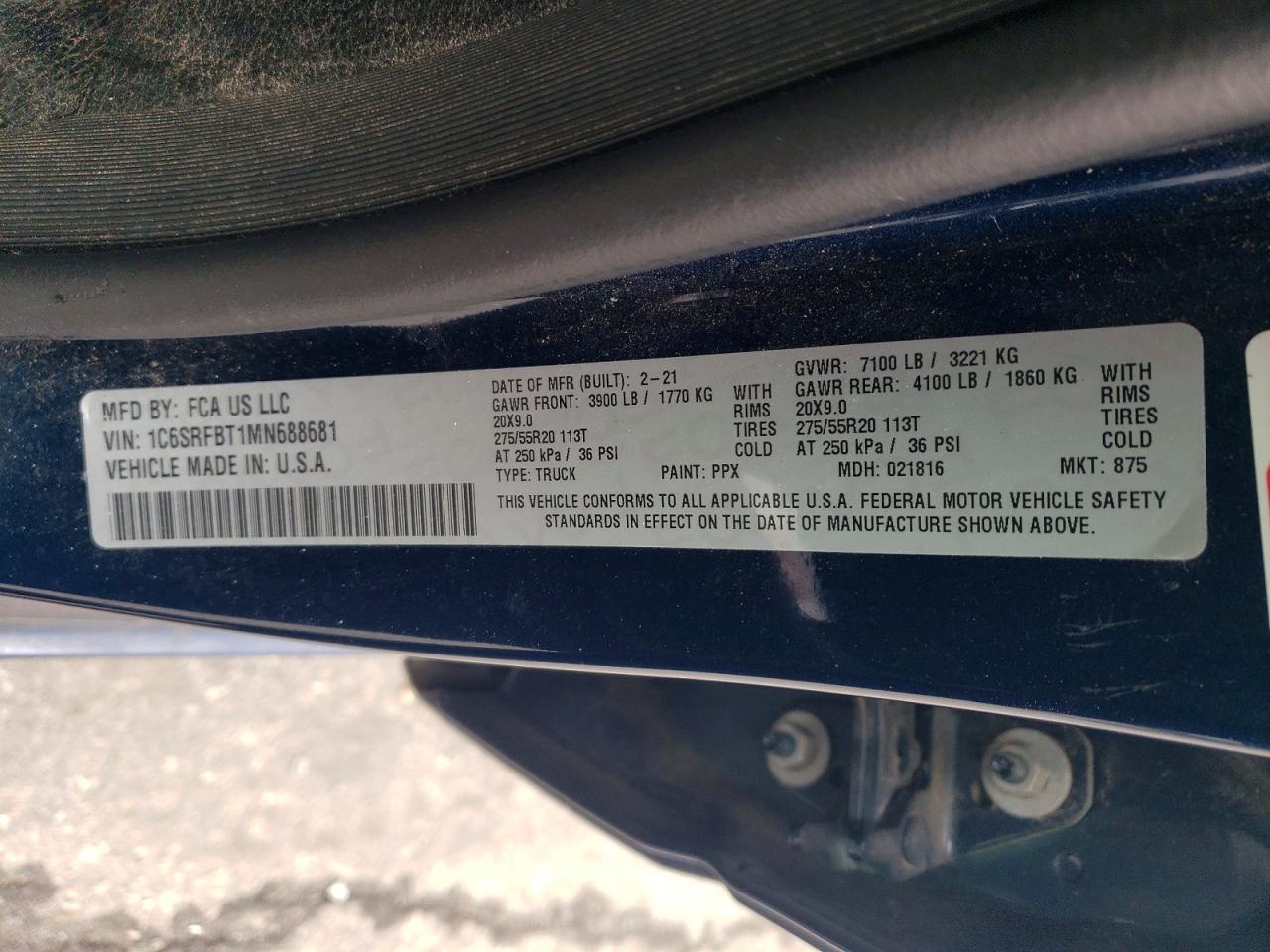 2021 RAM 1500 BIG HORN photo 12