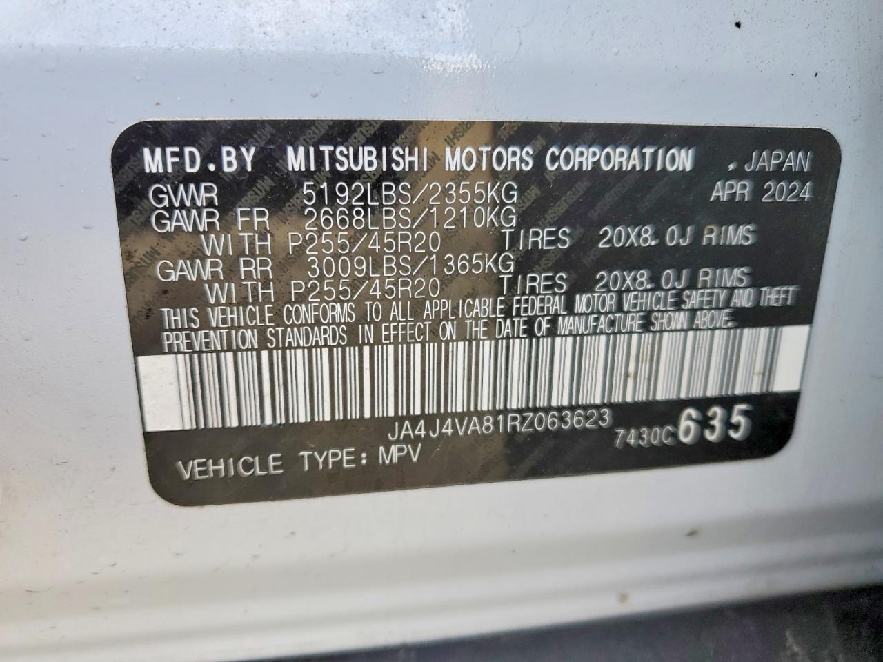 2024 MITSUBISHI OUTLANDER SE photo 25