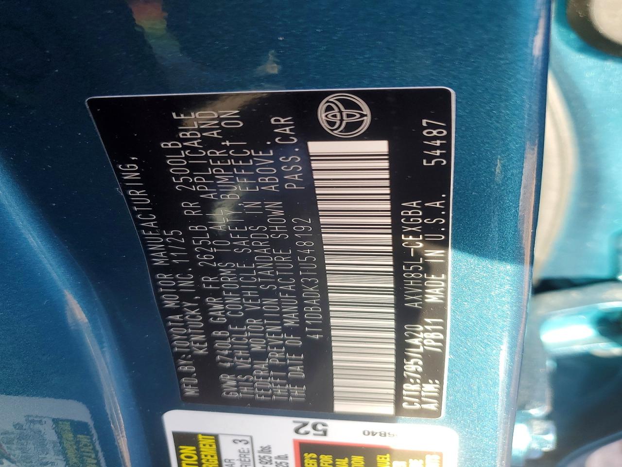 2026 TOYOTA CAMRY NIGHT SHADE photo 12